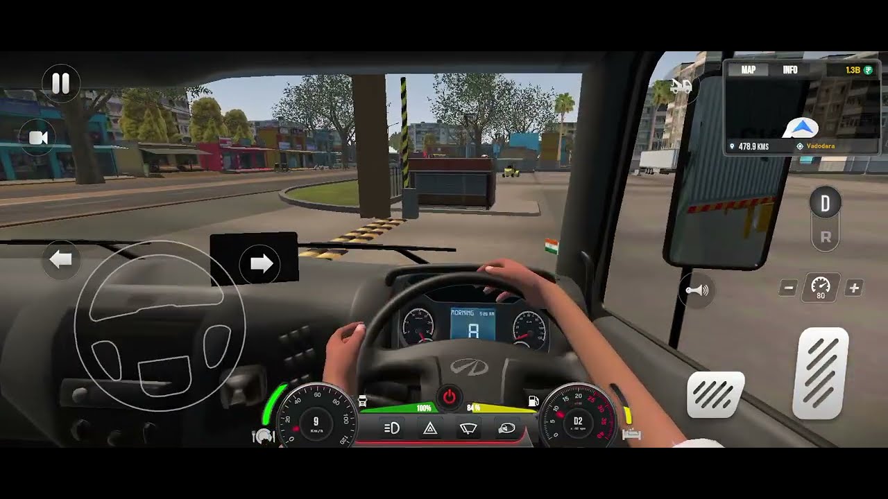 Drive Car and Unloading Stone From Dumper Truck in Game🔥#scorpio #thar #bolero #car #4x4 #gaming