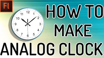 how to make analog clock in flash by MEHRA