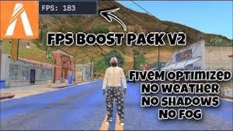 🔧FIVEM: FPS Boost Graphics Pack V2 (OPTIMIZED) +160 FPS (No Shadows, Low Vegetation, Better FPS)