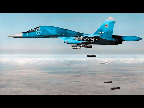 Видео: Су-34: бойна употреба в Грузия и Сирия
