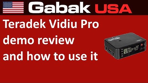 Teradek Vidiu Pro demo review and how to use it