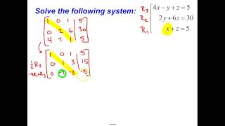 Section 8.1 BONUS!  Solving a Consistent Dependent Linear System in 3 Variables