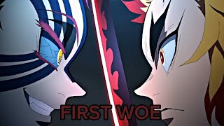 First Woe Akaza Vs Rengoku Twixter