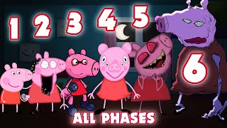 Peppa Pig ALL PHASES Friday Night Funkin' VS Peppa Pig Rapping OST - Bacon Breakfast in Friday