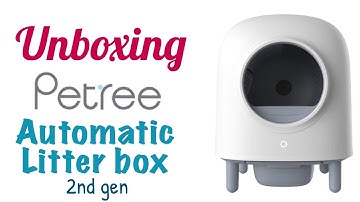 PETREE 2nd gen automatic self cleaning litter box | Tuya app connection 🐈💩