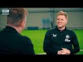 "My clobber is pretty BAD!" 😂 | Tubes Meets Newcastle boss Eddie Howe