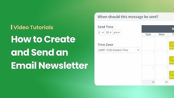 How to Create and Send an Email Newsletter