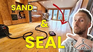 Restoring Pine Floorboards : Sanding & Finishing (Using an Ordinary Orbital Sander)