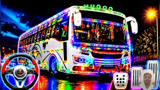 Euro Bus Simulator Game Bus Indonesia Car Simulator Coach Driving 3D | Part 25 screenshot 3