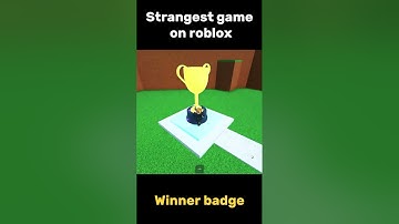 strangest game on roblox - winner ending easiest game on roblox #roblox #games #gaming endings, easy