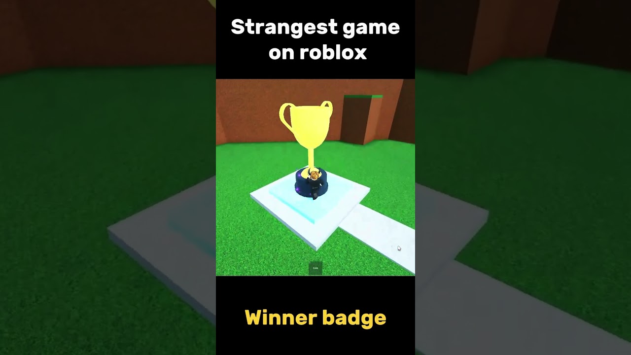 strangest game on roblox - winner ending easiest game on roblox 