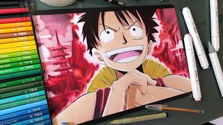 Speed Drawing LUFFY 🤛🏻👒 [ One Piece ] screenshot 5