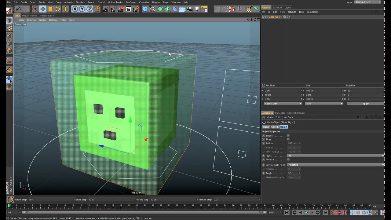Cinema 4D Free Slime Rig V1 - YouTube