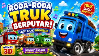 Roda Roda Truk Berputar | Lagu Anak Indonesia | Animasi Truk Lucu 3D  Lagu Anak Terbaru