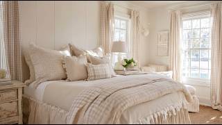 Easy Gingham DIY Decor Ideas  | Creating a Cozy Rustic Cottage Bedroom on a Budget