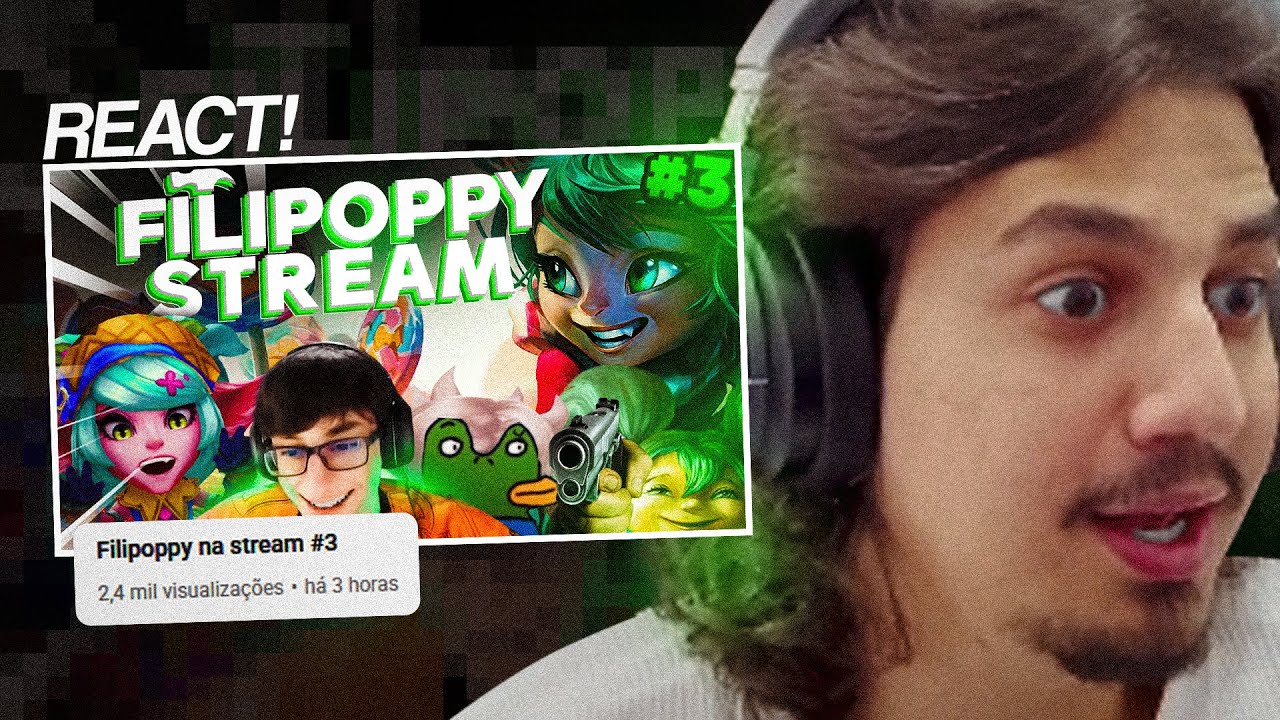 Filipoppy na stream #3 (fui esculachado) - Kennzy REACT