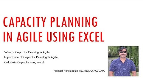 Capacity Planning in Agile - Scrum