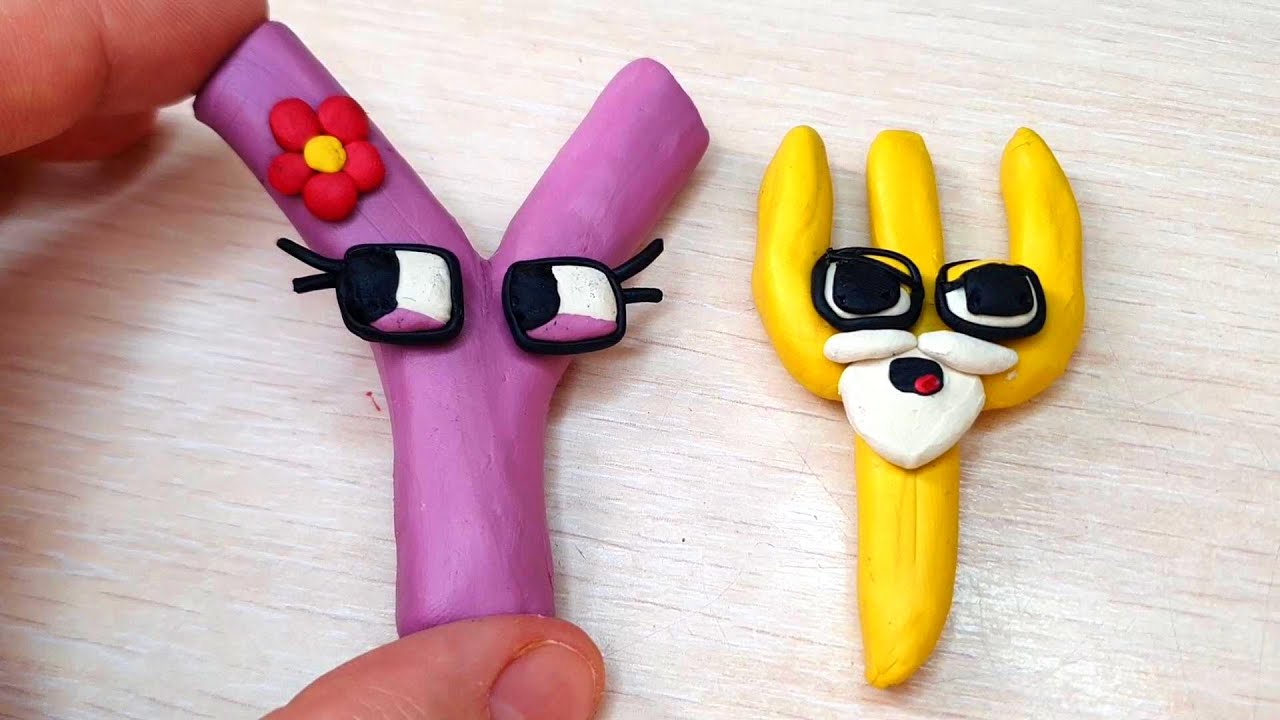 I made Greek Alphabet Lore Y ψ but it is plasticine - YouTube