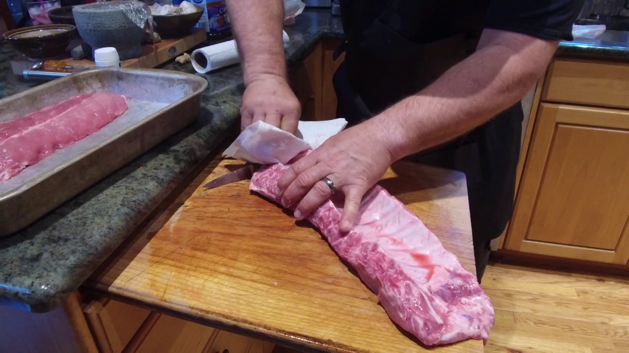 The Big Daddy Way , How to remove the membrane on ribs easily 2017 - YouTube