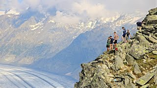 High altitude ridge walk - Bettmerhorn to Eggishorn, Switzerland