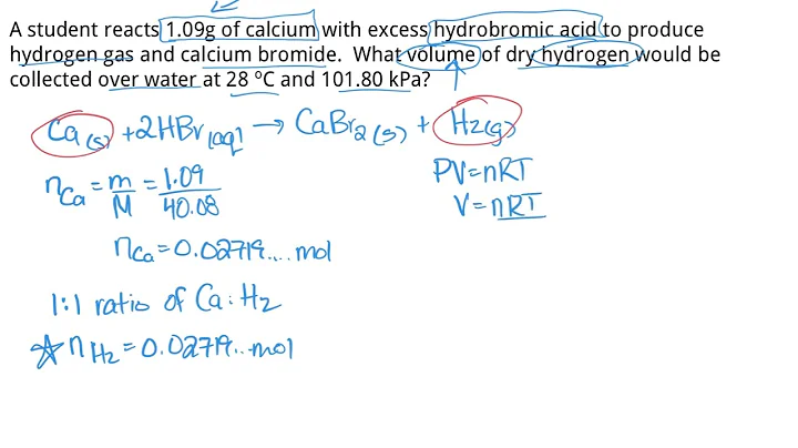 Gas Law Stoich Example