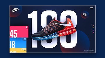 Nike UI Design Concept - Photoshop Tutorial