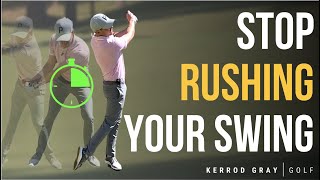 IMPROVE YOUR GOLF SWING TIMING  WHAT THE PROS DO