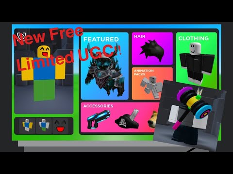Free Limited UGC | Catalog Avatar - YouTube