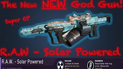 The New "NEW" God Gun in Infinite Warfare - R.A.W Solar Powered (Gameplay and Class Setup)