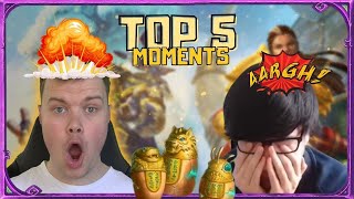 Top 5 Moments - Now that is what we call Hearthstone!