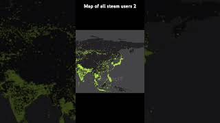 Map of all steam users part 2 #mapofallsteamusers #shorts #memes #minecraft