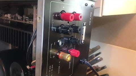 Denon POA-1500 Binding Post Upgrade.