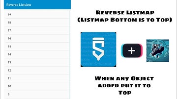 Reverse Listmap - Touch Me - See Full Details in Description | Sketchware- MskDev