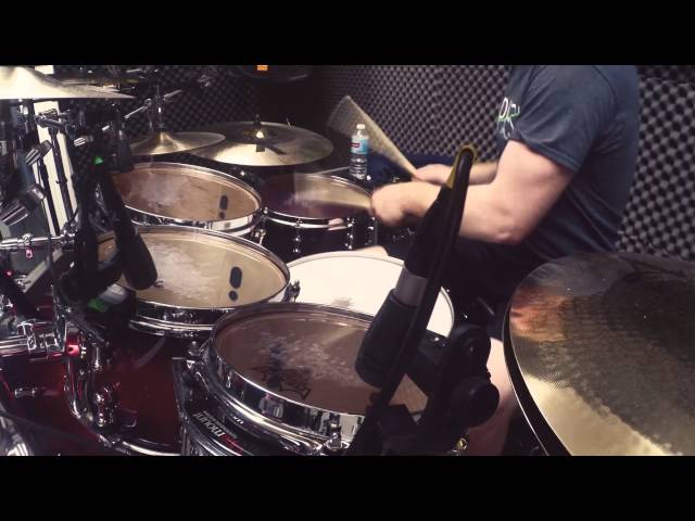 Dan Presland (Ne Obliviscaris) As Icicles Fall drum play through class=