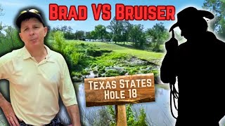 Brad vs The Bruiser. Hole 18 at Brock Park. DGPT event