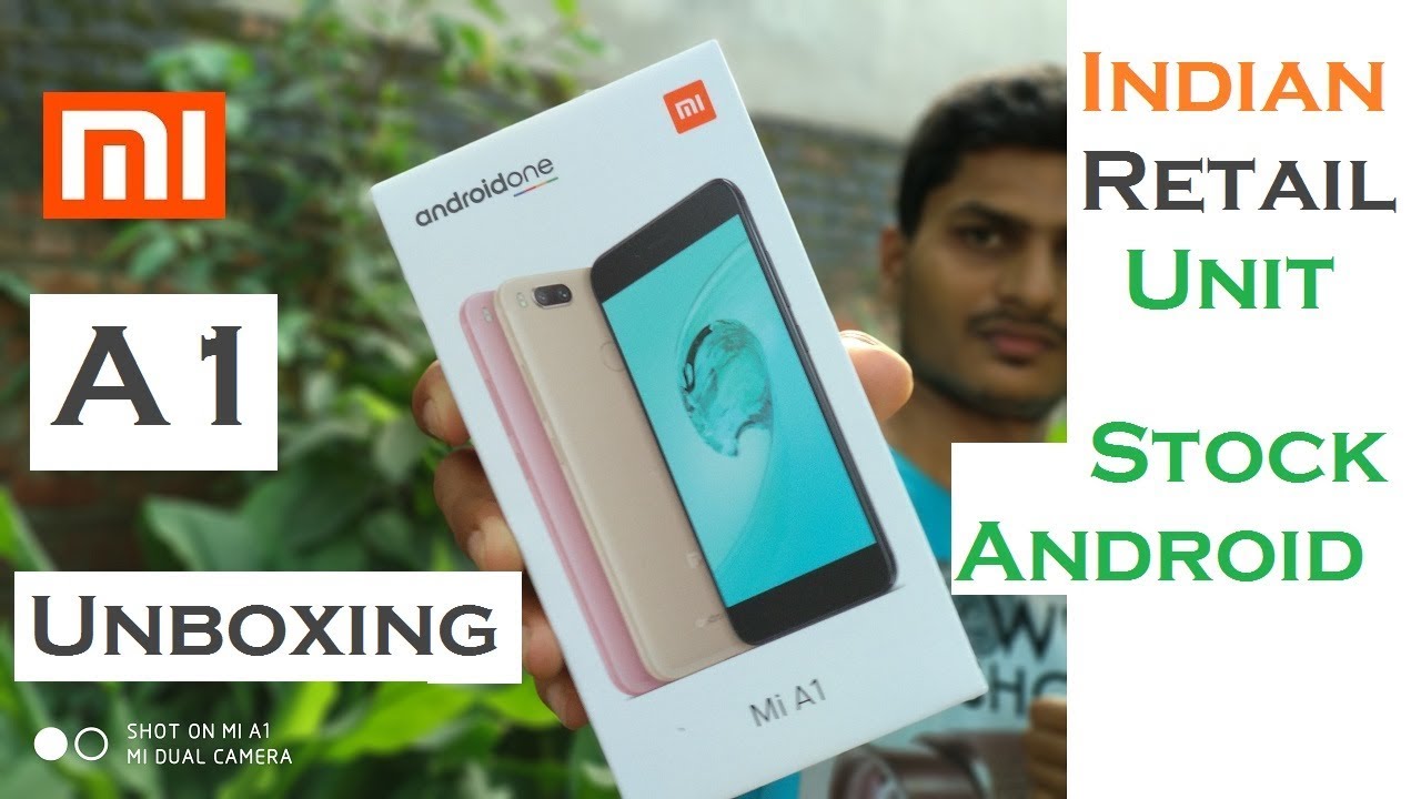 Xiaomi Mi A1 Unboxing Indian Retail Unit and Hands on Review in hindi Mr Technical bluemotion technology explained