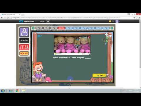 Video de thi thai ioe tieng anh lop 3 2015 2016 - youtube