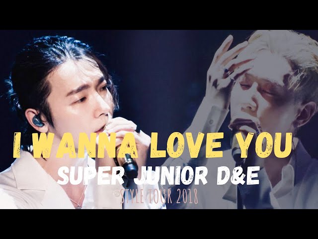 I Wanna Love You ｜Super Junior D&E Japan STYLE Tour DVD 2018