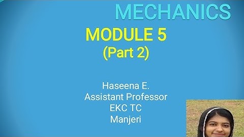 Equation of motion for a body rotating about a fixed axis under a constant moment|module 5 part 2