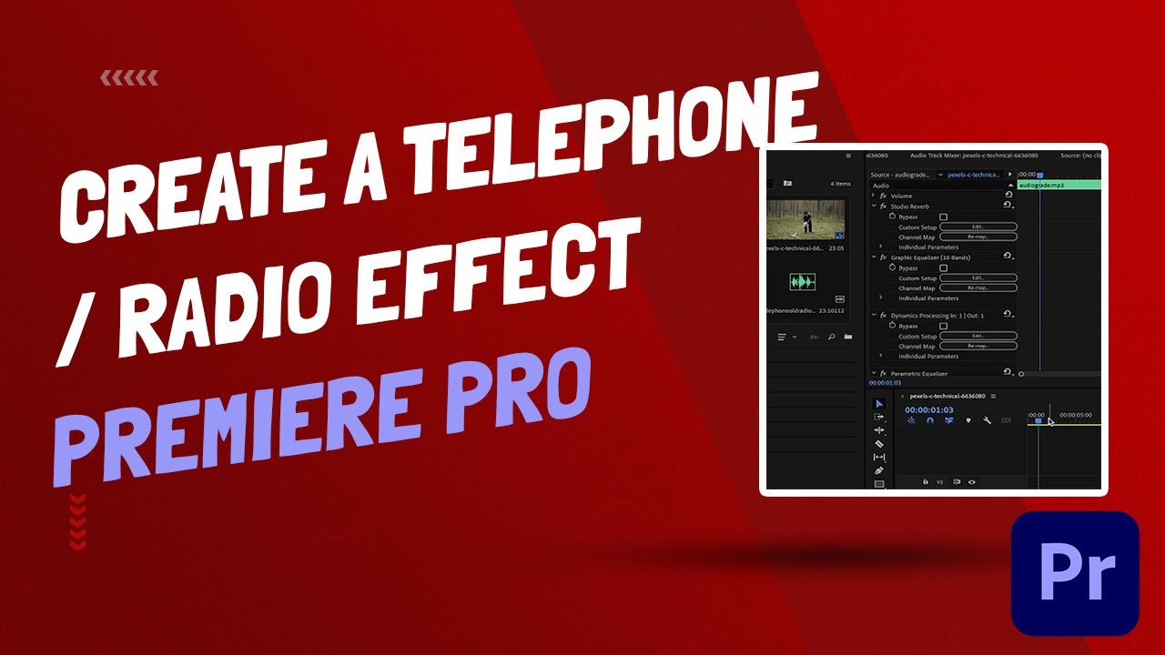 How To Create A Telephone Effect / Old Time Radio Effect - Premiere Pro -  YouTube