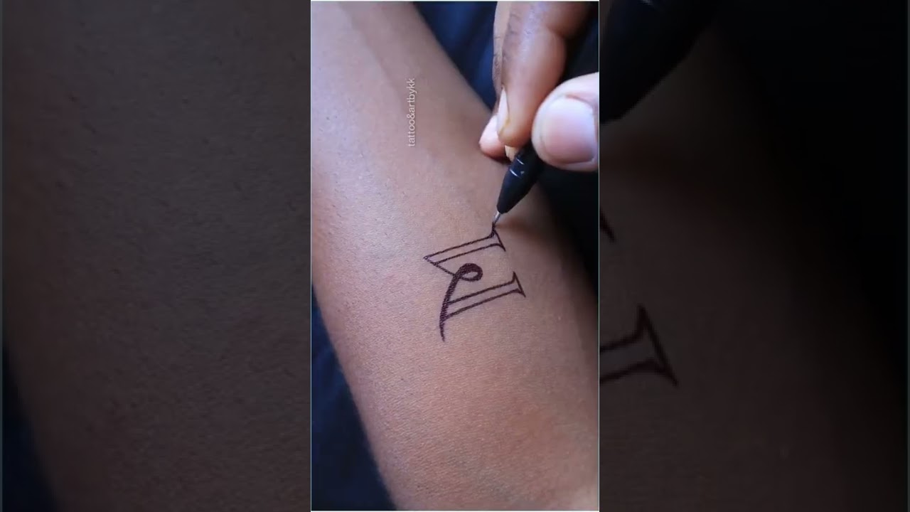 Tattoo tagged with: small, danielwinter, line art, initials, m, tiny, wave,  ifttt, little, nature, latin script, minimalist, letter, ocean, inner  forearm, fine line | inked-app.com