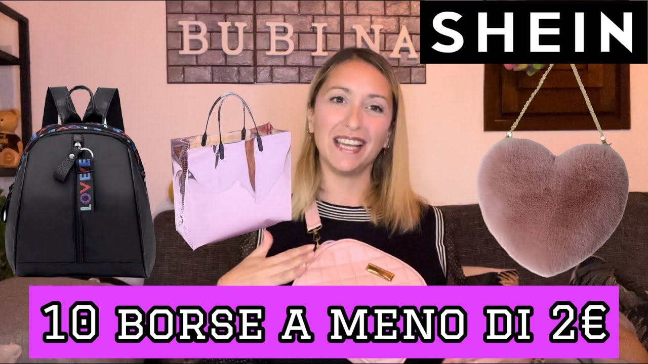 Ho comprato 10 borse a meno di 2€ su SHEIN