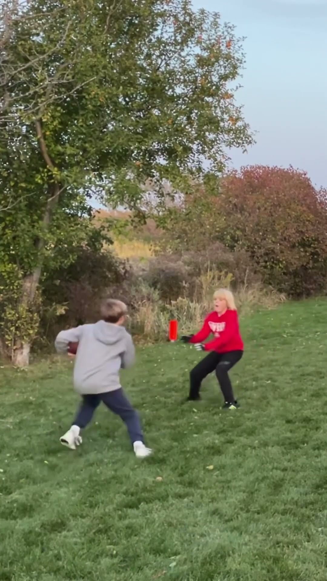 The best ankle breakers in backyard football history?!! #nfl #sports #football #shorts #viral #fyp