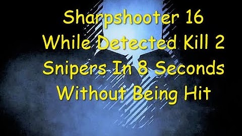 Ghost Recon Breakpoint : Sharpshooter 16 : While Detected Kill 2 Snipers In 8Secs  Without Being Hit