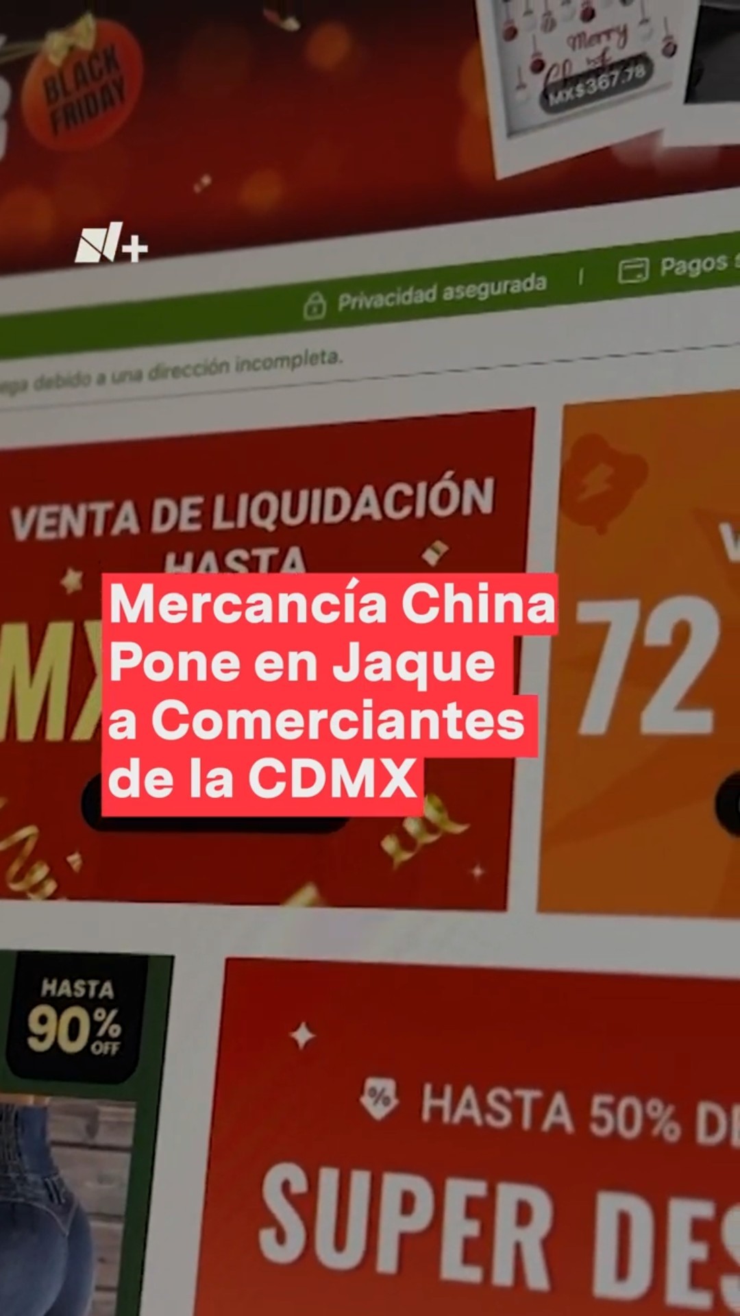 Mercancía china pone en jaque a comerciantes de la CDMX #nmas #cdmx #chino