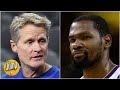 Steve Kerr clarifies his comments on Kevin Durant’s last season with the Warriors | The Jump