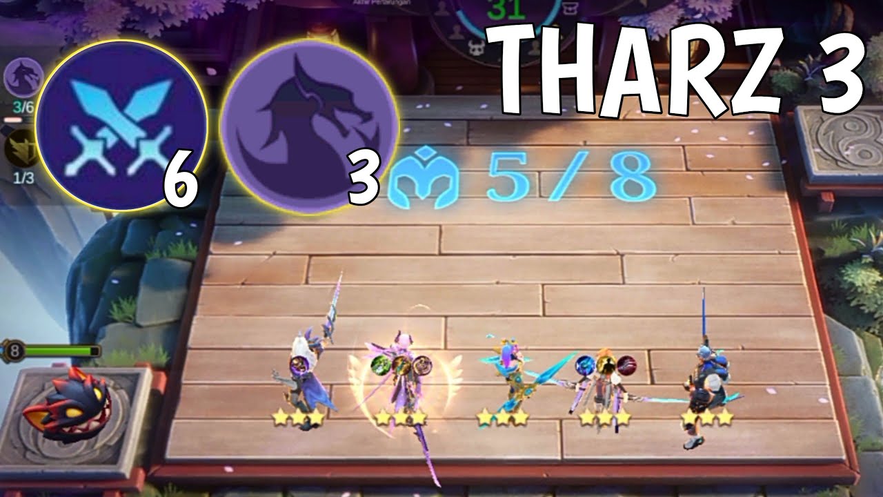 THARZ 3 ! COMBO SWORDSMAN 6 WYRMSLAYER 3! UPDATE TERBARU!  MAGIC CHEES MOBILE LEGENDS