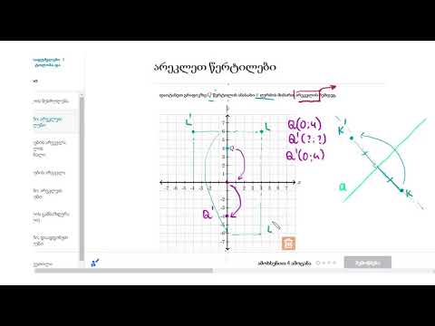 წერტილების არეკვლა