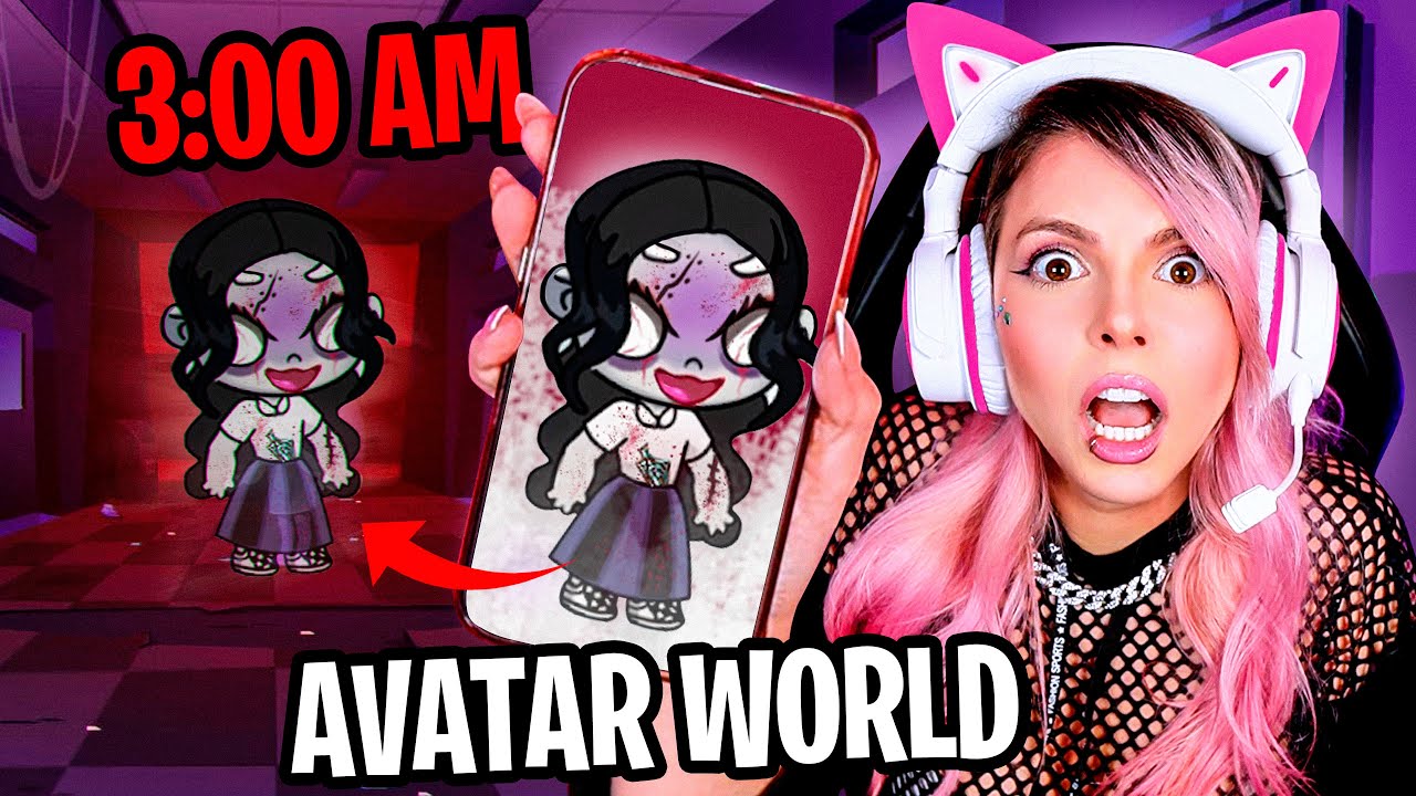 NUNCA VAYAS A LA ESCUELA DE AVATAR WORLD A LAS 3 AM😨 *aparece el ...