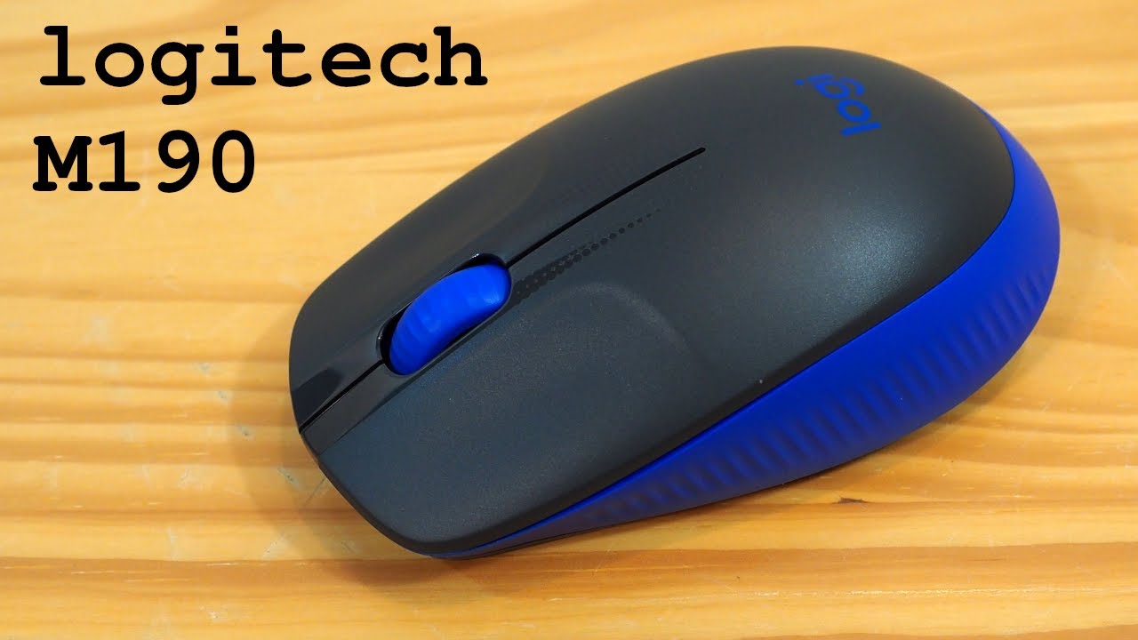 Logitech M190 wireless mouse • Unboxing, overview and installation 